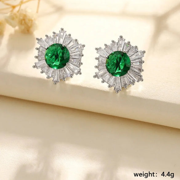 1 Pair Elegant Lady Streetwear Snowflake Inlay Copper Zircon Ear Cuffs