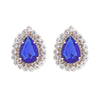 1 Pair Elegant Luxurious Shiny Water Droplets Plating Inlay Alloy Rhinestones Glass Stone Gold Plated Ear Studs