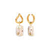 1 Pair Elegant Simple Style Irregular Plating Copper Drop Earrings