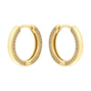 1 Pair Elegant Simple Style Round Plating Inlay Copper Zircon 18K Gold Plated Drop Earrings