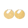 1 Pair Elegant Streetwear Round Plating 201 Stainless Steel 18K Gold Plated Hoop Earrings
