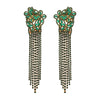 1 Pair Elegant Tassel Butterfly Tassel Inlay Alloy Glass Drop Earrings