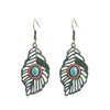 1 Pair Ethnic Style Geometric Alloy Plating Women'S Drop Earrings