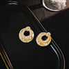 1 Pair Exaggerated Solid Color Plating Iron Earrings
