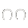 1 Pair Fashion Moon Heart Shape Snowflake Stainless Steel Ear Studs