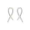 1 Pair Fashion Moon Heart Shape Snowflake Stainless Steel Ear Studs