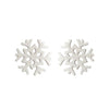 1 Pair Fashion Moon Heart Shape Snowflake Stainless Steel Ear Studs