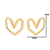 1 Pair Fashion Moon Heart Shape Snowflake Stainless Steel Ear Studs