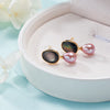1 Pair Freshwater Pearl Sterling Silver Shell Geometric Drop Earrings