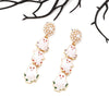 1 Pair Hip-Hop Funny Ghost Enamel Plating Inlay Alloy Imitation Pearl Drop Earrings