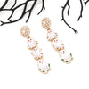 1 Pair Hip-Hop Funny Ghost Enamel Plating Inlay Alloy Imitation Pearl Drop Earrings