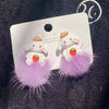 1 Pair Hip-Hop Simple Style Bear Patchwork Alloy Alloy Ear Studs