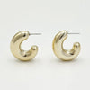 1 Pair Hip-Hop Solid Color Plating Arylic Ear Studs
