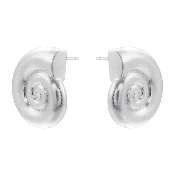 1 Pair Hip-Hop Vintage Style Beach Water Droplets Conch Heart Shape Inlay Copper Artificial Pearls 18K Gold Plated Drop Earrings Ear Studs