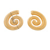 1 Pair IG Style Casual Retro Geometric Heart Shape Flower Titanium Steel 18K Gold Plated Ear Studs