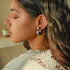 1 Pair IG Style Geometric Plating 304 Stainless Steel Ear Studs