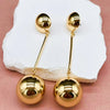 1 Pair IG Style Modern Style Cool Style Ball Copper Drop Earrings