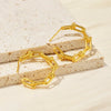 1 Pair Ig Style Modern Style Solid Color Plating Chain Copper 18k Gold Plated Ear Studs