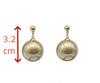 1 Pair IG Style Retro Modern Style Geometric Ball Alloy Drop Earrings