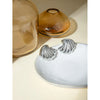 1 Pair IG Style Shell Plating 316 Stainless Steel  Ear Studs