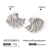 1 Pair IG Style Shell Plating 316 Stainless Steel  Ear Studs