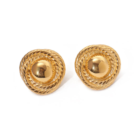 1 Pair IG Style Simple Style Geometric 304 Stainless Steel Ear Studs