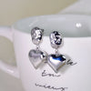 1 Pair IG Style Simple Style Heart Shape 304 Stainless Steel 14K Gold Plated Drop Earrings