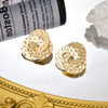 1 Pair Ig Style Simple Style Round Plating Iron Ear Studs