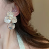 1 Pair IG Style Sweet Flower Alloy Drop Earrings
