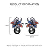 1 Pair IG Style Sweet Flower Inlay Copper Artificial Pearls Zircon White Gold Plated Drop Earrings