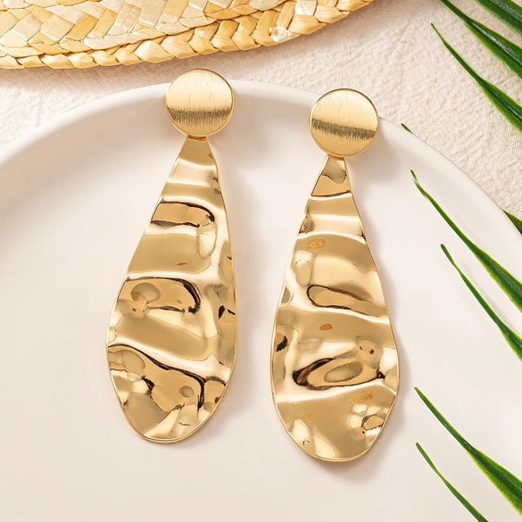 1 Pair IG Style Vintage Style Geometric Plating Alloy Drop Earrings