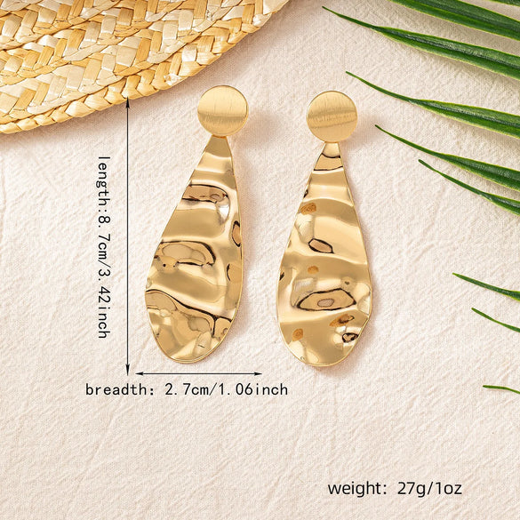 1 Pair IG Style Vintage Style Geometric Plating Alloy Drop Earrings