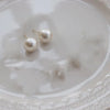 1 Pair Lady Pearl Plating Mixed Materials Ear Studs