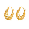 1 Pair Lady Sexy U Shape Plating Hollow Out 304 Stainless Steel Titanium Steel 18K Gold Plated Earrings