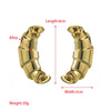 1 Pair Luxurious Horns Plating Alloy Gold Plated Silver Plated Ear Studs