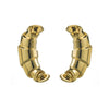 1 Pair Luxurious Horns Plating Alloy Gold Plated Silver Plated Ear Studs