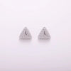 1 Pair Luxurious Simple Style Eye Solid Color Plating Inlay Copper Zircon Gold Plated Silver Plated Drop Earrings