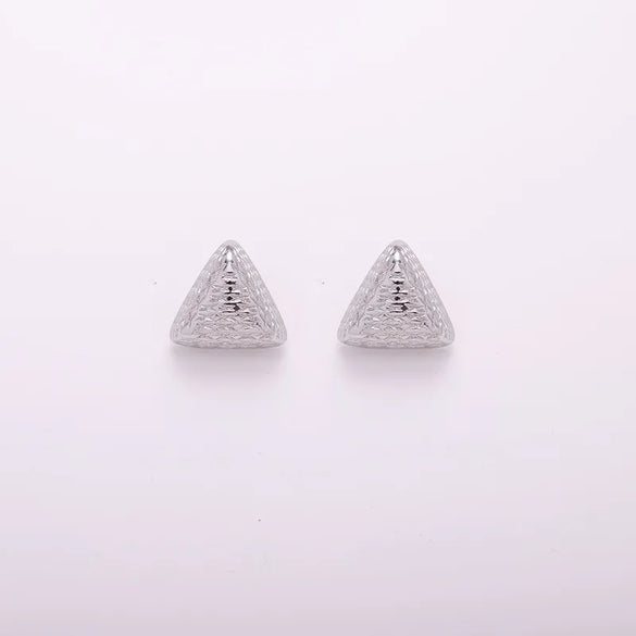 1 Pair Luxurious Simple Style Eye Solid Color Plating Inlay Copper Zircon Gold Plated Silver Plated Drop Earrings