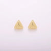 1 Pair Luxurious Simple Style Eye Solid Color Plating Inlay Copper Zircon Gold Plated Silver Plated Drop Earrings