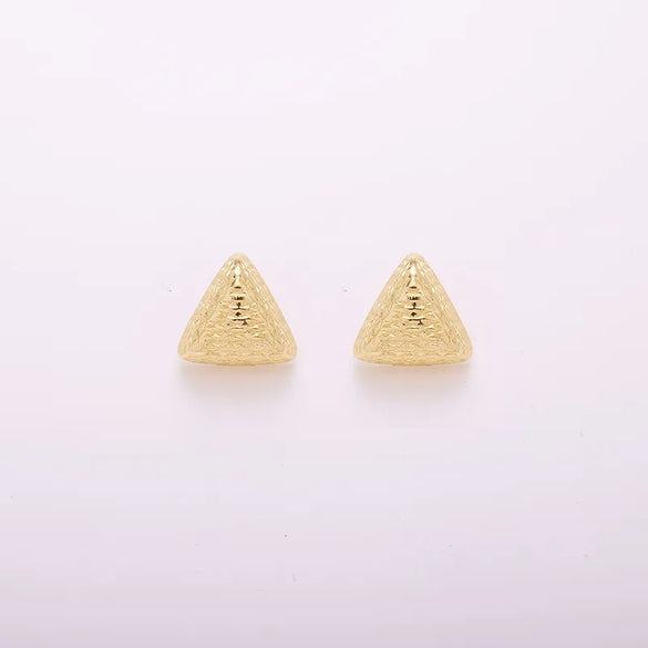 1 Pair Luxurious Simple Style Eye Solid Color Plating Inlay Copper Zircon Gold Plated Silver Plated Drop Earrings