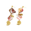 1 Pair Marine Style IG Style Conch Shell 304 Stainless Steel Shell 18K Gold Plated Drop Earrings