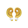 1 Pair Marine Style Modern Style Starfish Conch Irregular Plating Alloy Ear Studs