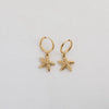 1 Pair Marine Style Simple Style Starfish Snails Shell Plating 304 Stainless Steel 18K Gold Plated Drop Earrings