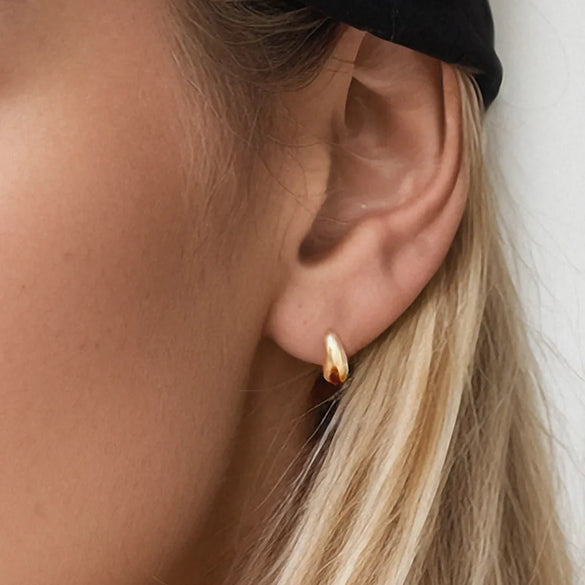 1 Pair Modern Style Classic Style Water Droplets 304 Stainless Steel 316 Stainless Steel  14K Gold Plated Ear Studs