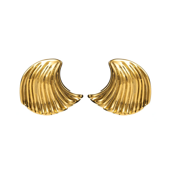 1 Pair Modern Style Simple Style Solid Color 304 Stainless Steel Ear Studs