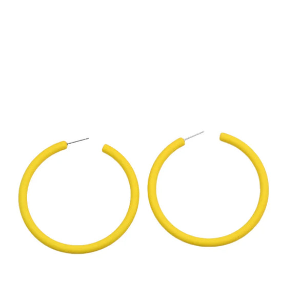 1 Pair Nordic Style Exaggerated Cool Style Round Arylic Ear Studs