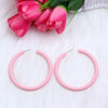 1 Pair Nordic Style Exaggerated Cool Style Round Arylic Ear Studs