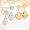 1 Pair Retro Classic Style Shell Plating Iron Drop Earrings