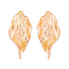 1 Pair Retro Exaggerated Leaf Flower Alloy Ear Studs