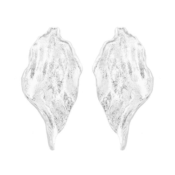 1 Pair Retro Exaggerated Leaf Flower Alloy Ear Studs